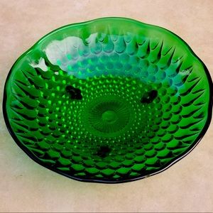 Vintage Anchor Hocking Glass Hobnail Bowl
